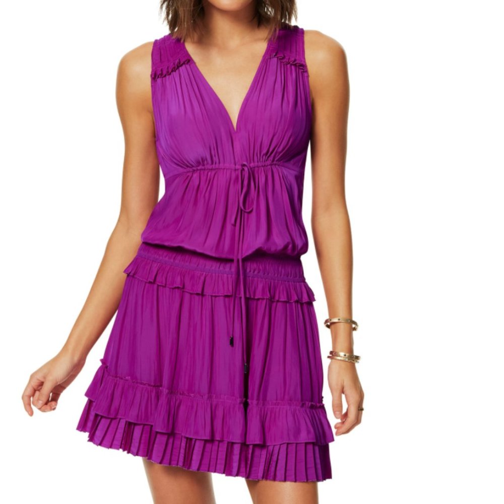 Ramy Brook Silk Hadley Dress Boysenberry XS NTW